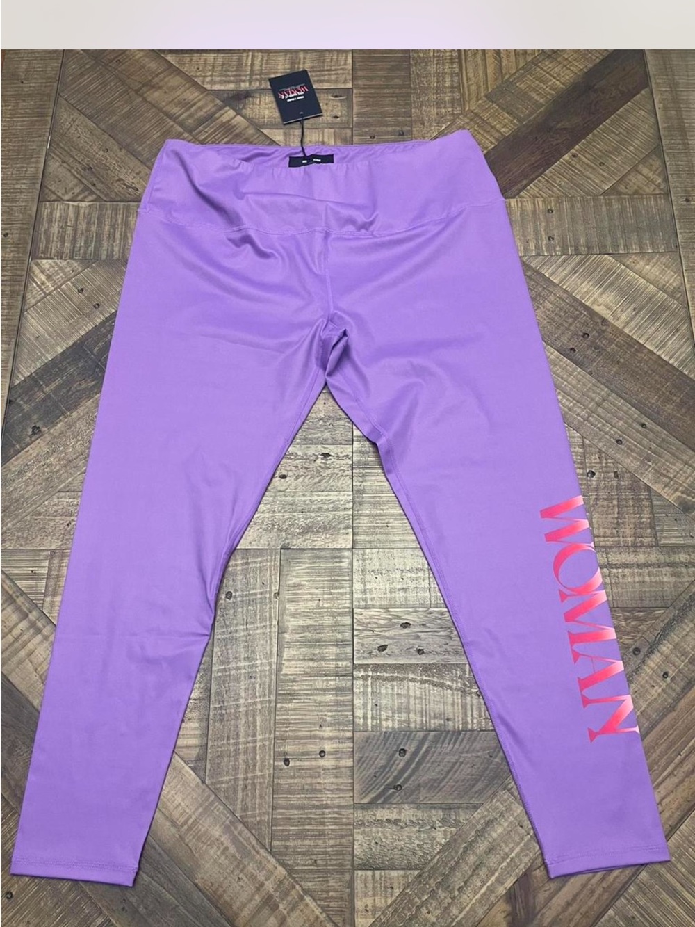 NWT Mary J Blige Strength of a Woman Festival Leggings Purple 3XL